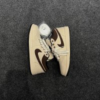 AJ1 Low Premium Pale Ivory Off Noir Baroque Brown