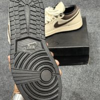 JORDAN 1 LOW PREMIUM PALE IVORY OFF NOIR BAROQUE BROWN (1:1 GRADE)