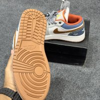 JORDAN 1 LOW SE DENIM PATCH BROWN (1:1 GRADE)